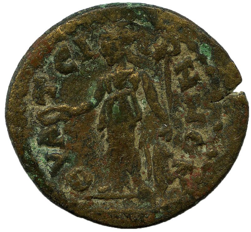 Античная монета · Caracalla · II в., аверс, Федеральное государственное бюджетное учреждение культуры "Государственный музей изобразительных искусств имени А.С. Пушкина"