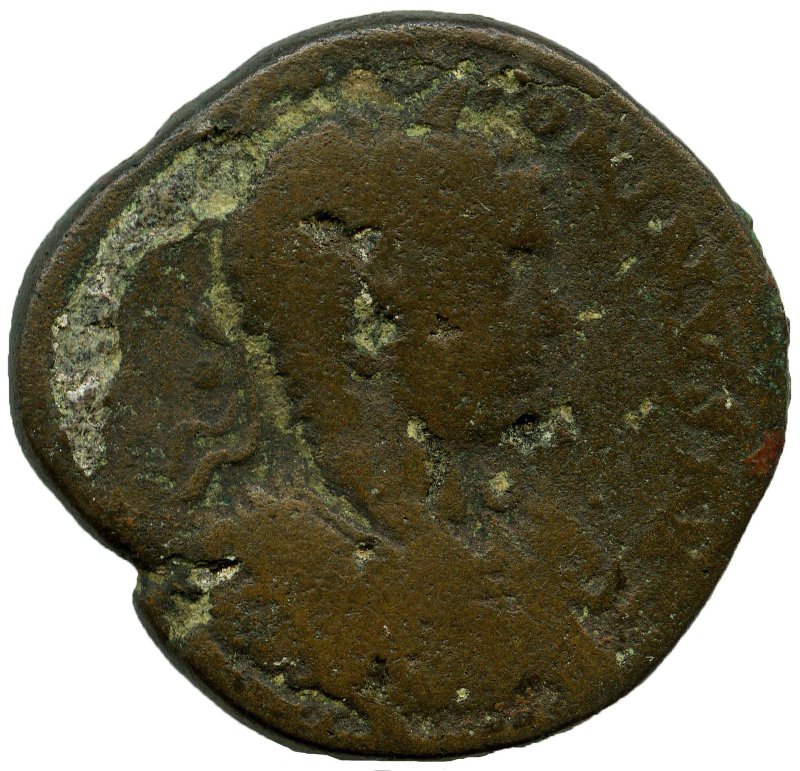 Античная монета · Elagabalus · II в., реверс, Федеральное государственное бюджетное учреждение культуры "Государственный музей изобразительных искусств имени А.С. Пушкина"