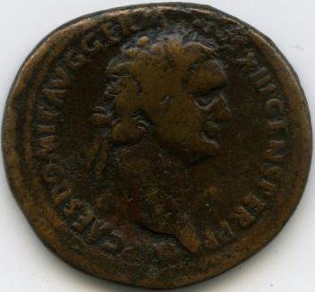 Римская империя · Domitian · As · I в., реверс, Федеральное государственное бюджетное учреждение культуры "Государственный музей изобразительных искусств имени А.С. Пушкина"