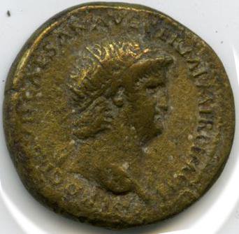 Римская империя · Nero · Sestertius · I в., реверс, Федеральное государственное бюджетное учреждение культуры "Государственный музей изобразительных искусств имени А.С. Пушкина"