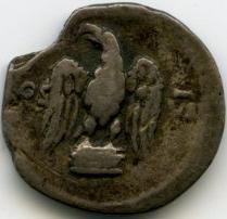 Римская империя · Vespasian · Denarius · I в., аверс, Государственный музей изобразительных искусств имени А.С. Пушкина