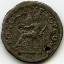 Римская империя · Trajan · Denarius · I в., аверс, Федеральное государственное бюджетное учреждение культуры "Государственный музей изобразительных искусств имени А.С. Пушкина"