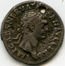 Римская империя · Trajan · Denarius · I в., реверс, Федеральное государственное бюджетное учреждение культуры "Государственный музей изобразительных искусств имени А.С. Пушкина"