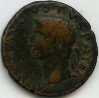 Римская империя · Tiberius · As · I в., реверс, Федеральное государственное бюджетное учреждение культуры "Государственный музей изобразительных искусств имени А.С. Пушкина"