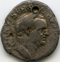 Римская империя · Vespasian · Denarius · I в., реверс, Государственный музей изобразительных искусств имени А.С. Пушкина