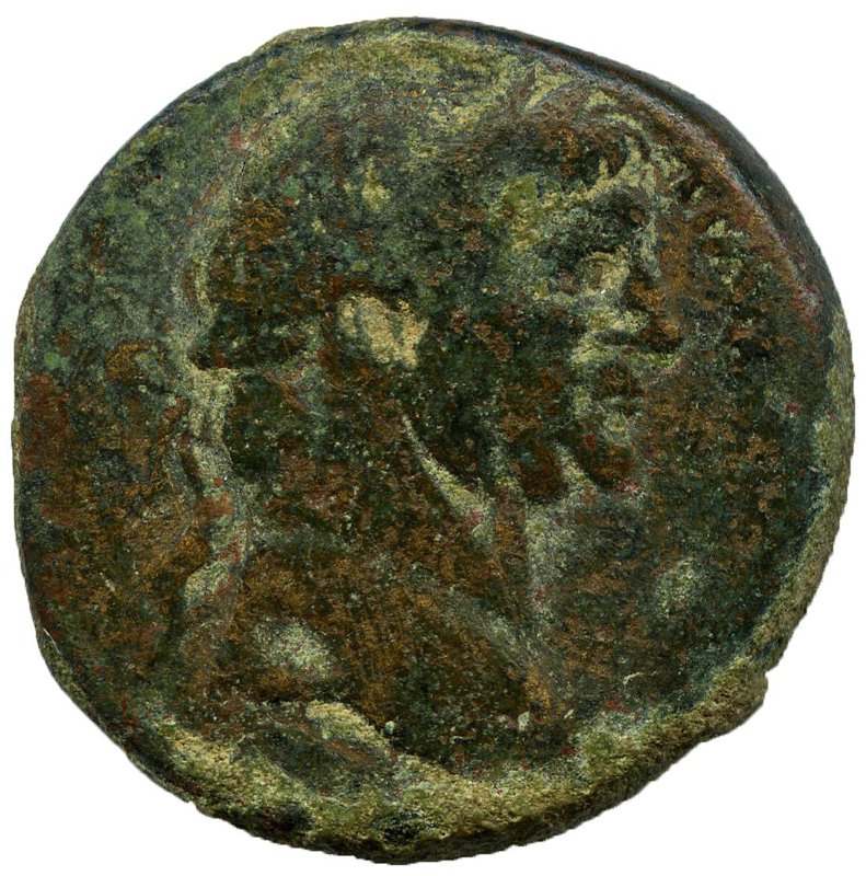 Античная монета · Trajan · I в., реверс, Федеральное государственное бюджетное учреждение культуры "Государственный музей изобразительных искусств имени А.С. Пушкина"