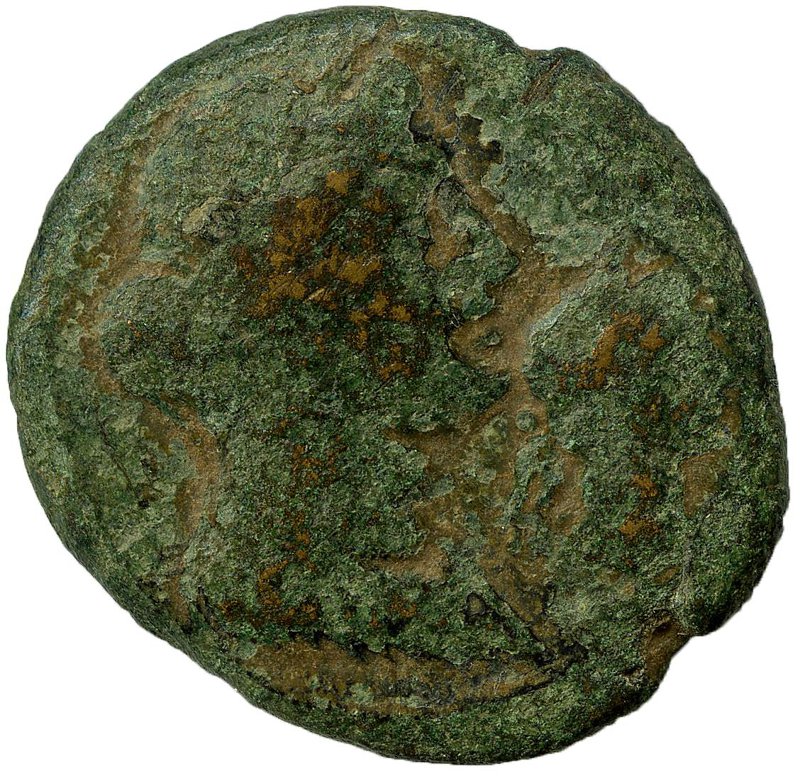 Античная монета · Trajan · I в., реверс, Федеральное государственное бюджетное учреждение культуры "Государственный музей изобразительных искусств имени А.С. Пушкина"