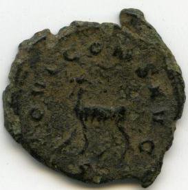 Римская империя · Gallienus · Antoninianus · II в., реверс, Федеральное государственное бюджетное учреждение культуры "Государственный музей изобразительных искусств имени А.С. Пушкина"