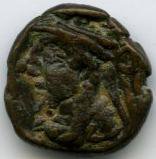 Античная монета · Drachma · II в., аверс, Федеральное государственное бюджетное учреждение культуры "Государственный музей изобразительных искусств имени А.С. Пушкина"