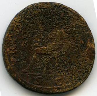 Римская империя · Trajan · As · I в., реверс, Федеральное государственное бюджетное учреждение культуры "Государственный музей изобразительных искусств имени А.С. Пушкина"