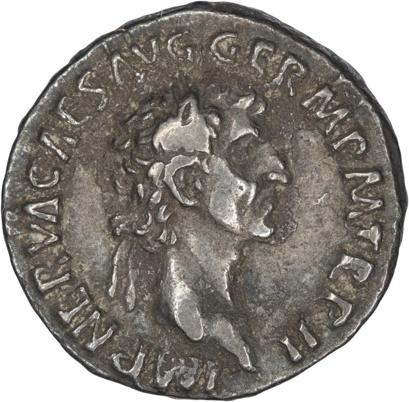 Римская империя · Nerva · Denarius · I в., реверс, Федеральное государственное бюджетное учреждение культуры "Государственный музей изобразительных искусств имени А.С. Пушкина"