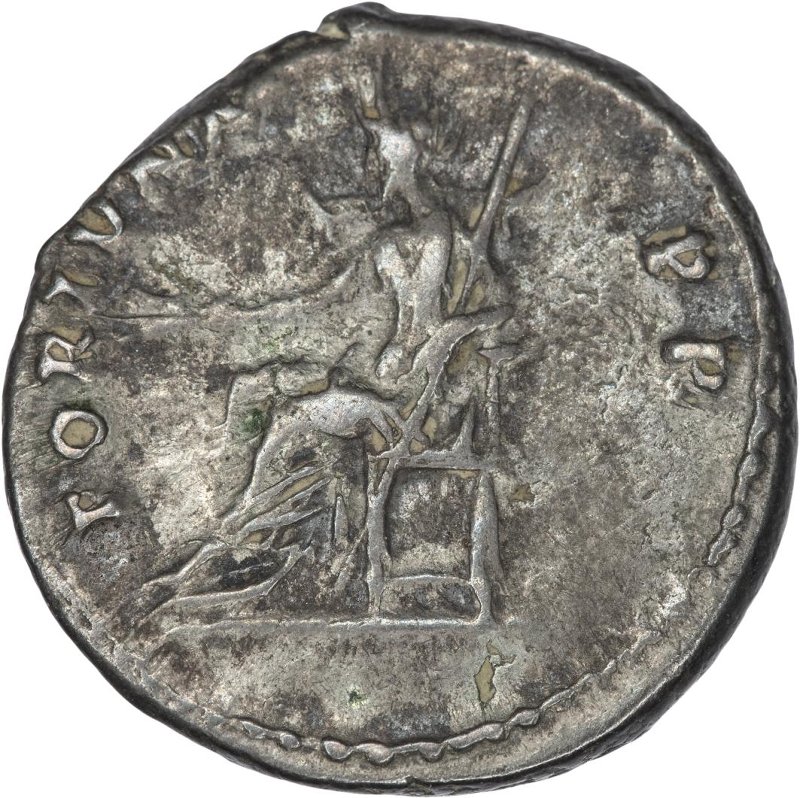 Римская империя · Nerva · Denarius · I в., аверс, Федеральное государственное бюджетное учреждение культуры "Государственный музей изобразительных искусств имени А.С. Пушкина"