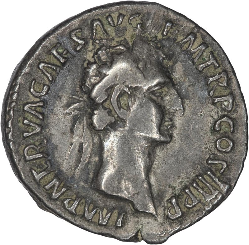 Римская империя · Nerva · Denarius · I в., реверс, Федеральное государственное бюджетное учреждение культуры "Государственный музей изобразительных искусств имени А.С. Пушкина"