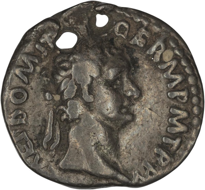 Римская империя · Domitian · Quinarius · I в., аверс, Федеральное государственное бюджетное учреждение культуры "Государственный музей изобразительных искусств имени А.С. Пушкина"