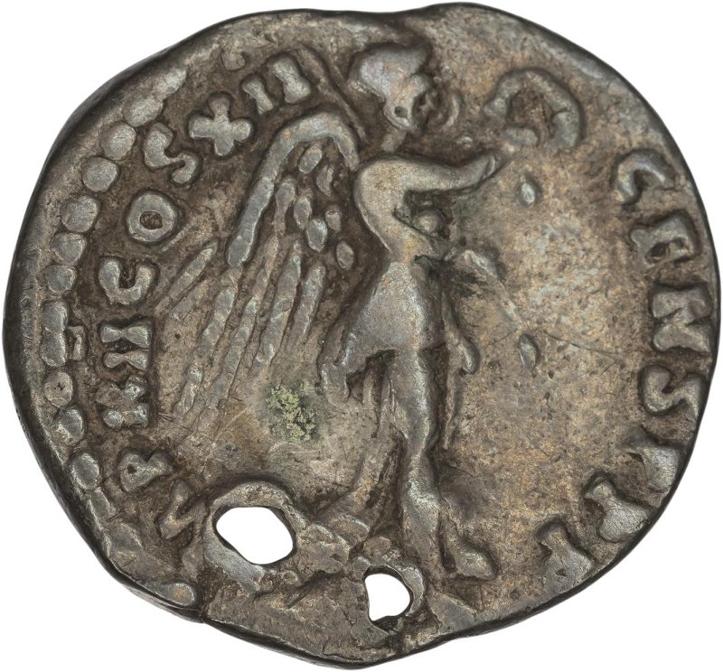 Римская империя · Domitian · Quinarius · I в., реверс, Федеральное государственное бюджетное учреждение культуры "Государственный музей изобразительных искусств имени А.С. Пушкина"