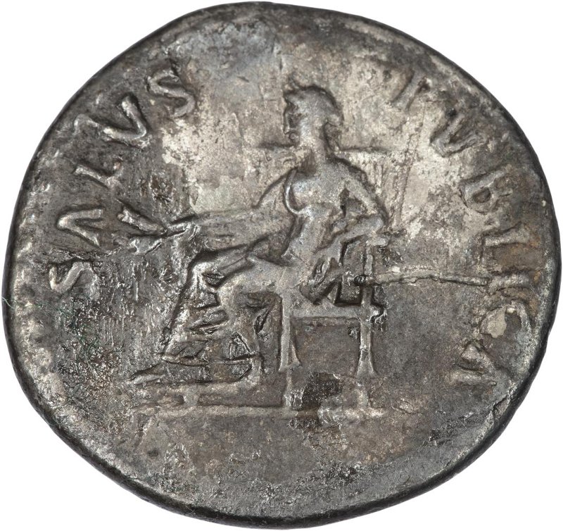 Римская империя · Nerva · Denarius · I в., аверс, Федеральное государственное бюджетное учреждение культуры "Государственный музей изобразительных искусств имени А.С. Пушкина"