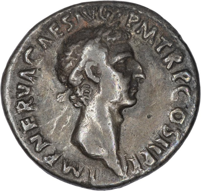 Римская империя · Nerva · Denarius · I в., реверс, Федеральное государственное бюджетное учреждение культуры "Государственный музей изобразительных искусств имени А.С. Пушкина"