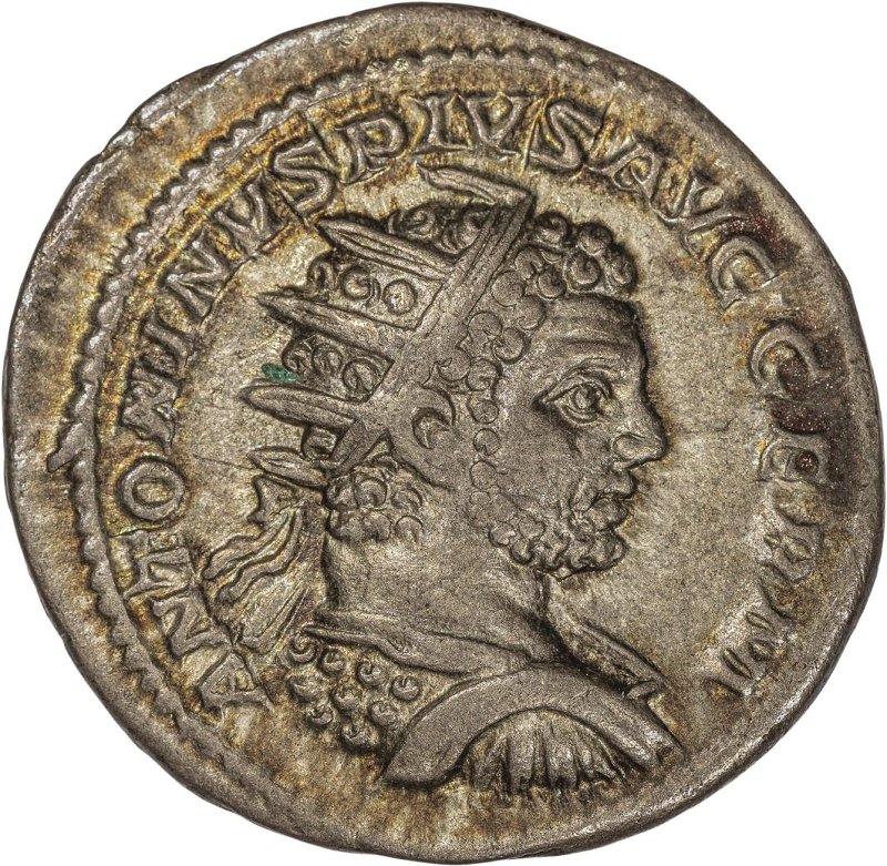 Римская империя · Caracalla · Antoninianus · II в., реверс, Федеральное государственное бюджетное учреждение культуры "Государственный музей изобразительных искусств имени А.С. Пушкина"