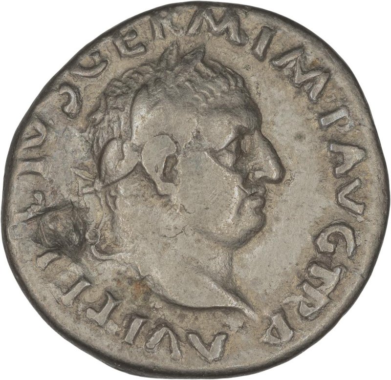 Римская империя · Vitellius · Denarius · I в., реверс, Федеральное государственное бюджетное учреждение культуры "Государственный музей изобразительных искусств имени А.С. Пушкина"
