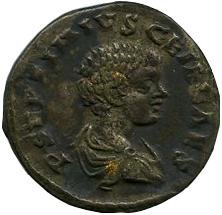 Римская империя · Geta · Denarius · II в., аверс, Федеральное государственное бюджетное учреждение культуры "Государственный музей изобразительных искусств имени А.С. Пушкина"