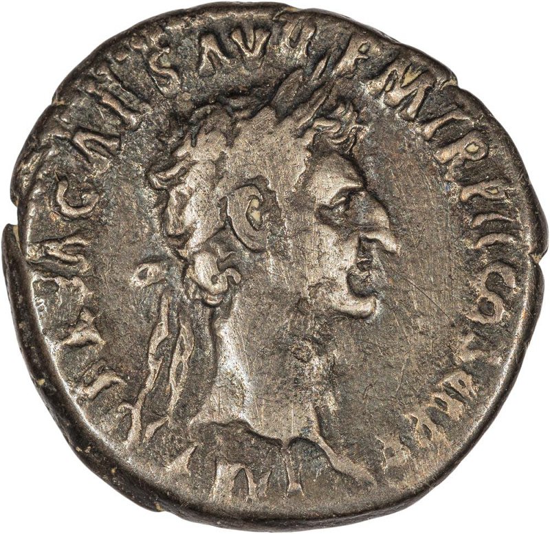 Римская империя · Nerva · Denarius · I в., реверс, Федеральное государственное бюджетное учреждение культуры "Государственный музей изобразительных искусств имени А.С. Пушкина"
