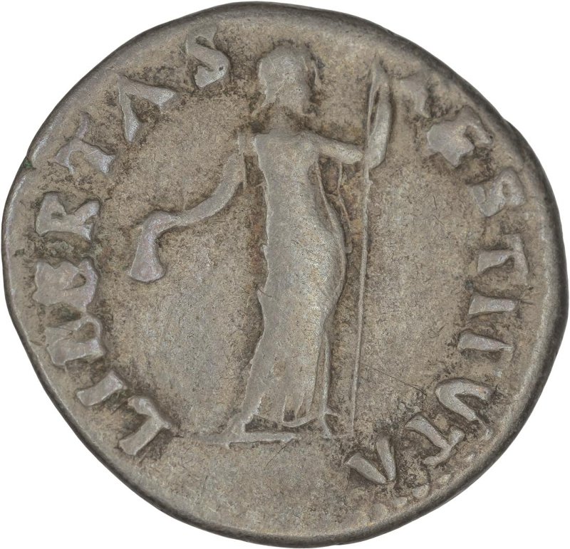 Римская империя · Vitellius · Denarius · I в., аверс, Федеральное государственное бюджетное учреждение культуры "Государственный музей изобразительных искусств имени А.С. Пушкина"