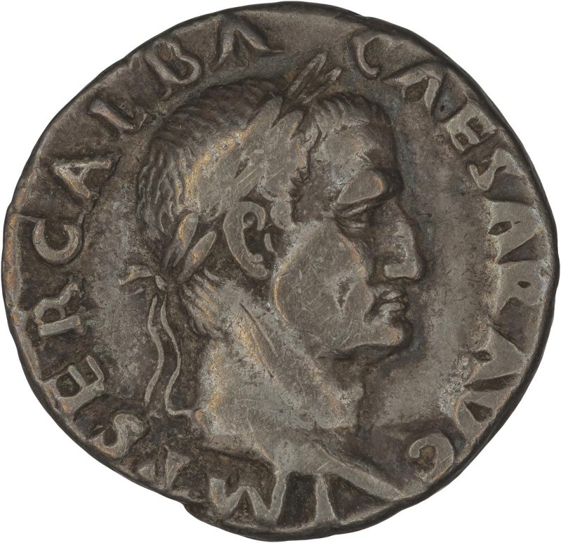 Римская империя · Galba · Denarius · I в., реверс, Федеральное государственное бюджетное учреждение культуры "Государственный музей изобразительных искусств имени А.С. Пушкина"