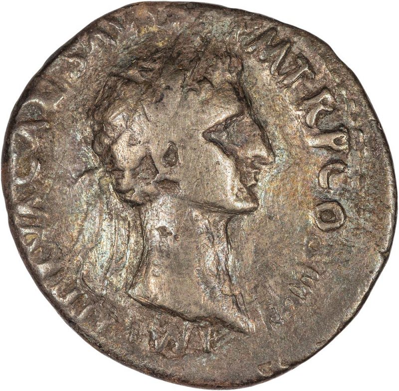 Римская империя · Nerva · Denarius · I в., аверс, Федеральное государственное бюджетное учреждение культуры "Государственный музей изобразительных искусств имени А.С. Пушкина"