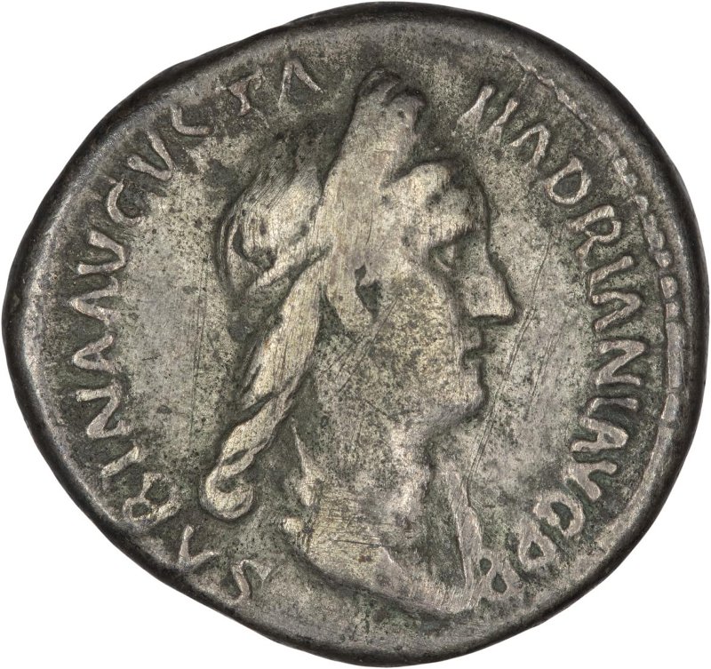 Римская империя · Sabina · Denarius · I в., аверс, Федеральное государственное бюджетное учреждение культуры "Государственный музей изобразительных искусств имени А.С. Пушкина"