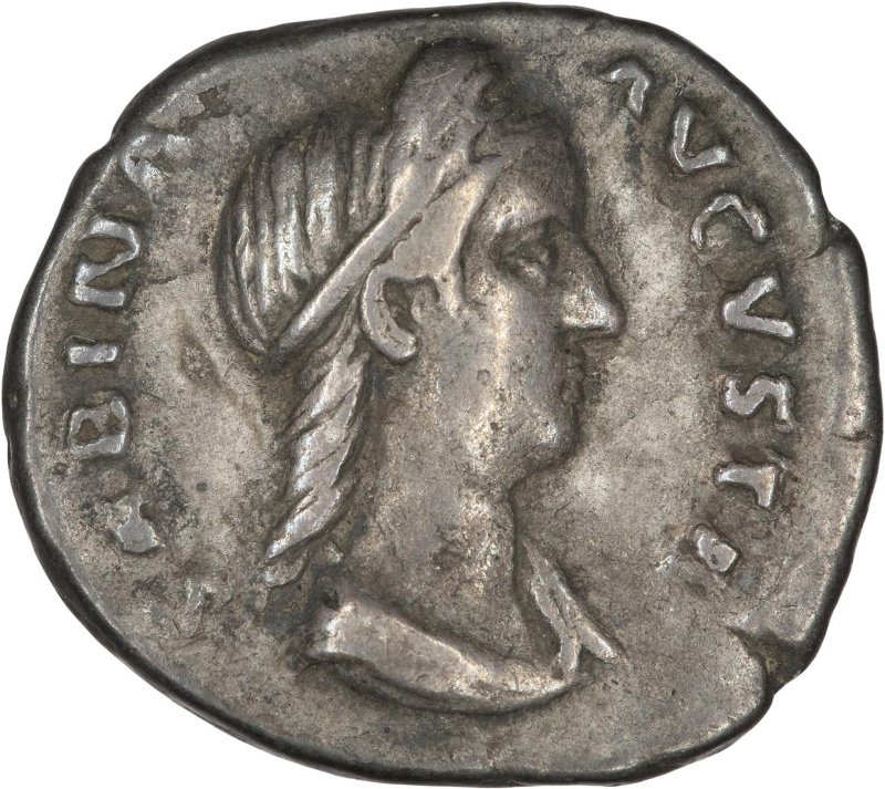 Римская империя · Sabina · Denarius · I в., реверс, Федеральное государственное бюджетное учреждение культуры "Государственный музей изобразительных искусств имени А.С. Пушкина"