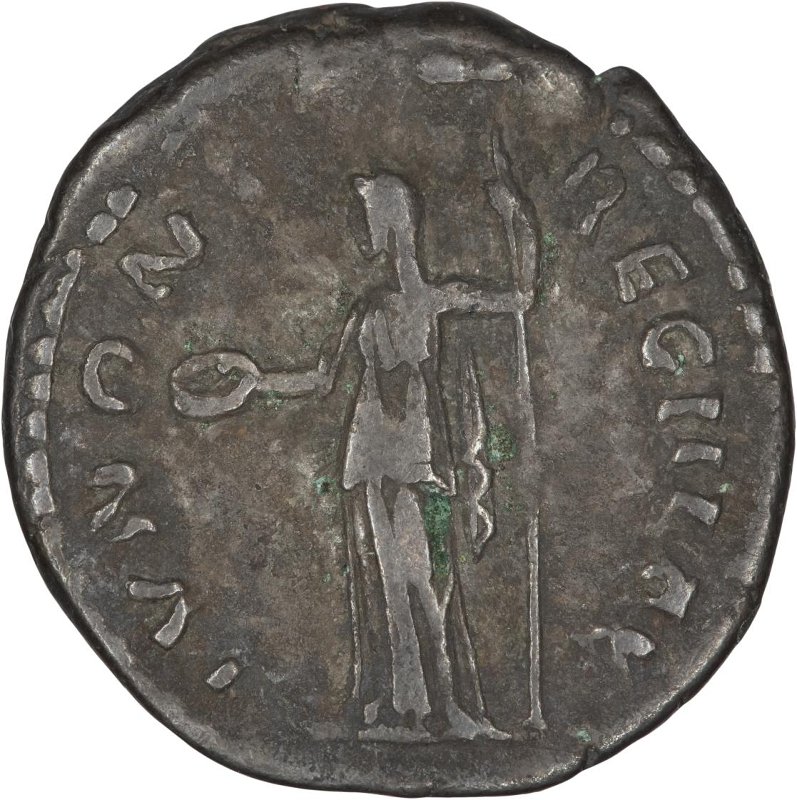 Римская империя · Sabina · Denarius · I в., реверс, Федеральное государственное бюджетное учреждение культуры "Государственный музей изобразительных искусств имени А.С. Пушкина"