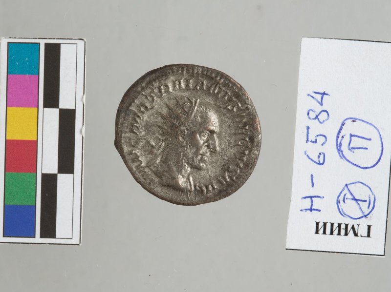 Римская империя · Trajan Decius · Antoninianus · II в., аверс, Федеральное государственное бюджетное учреждение культуры "Государственный музей изобразительных искусств имени А.С. Пушкина"