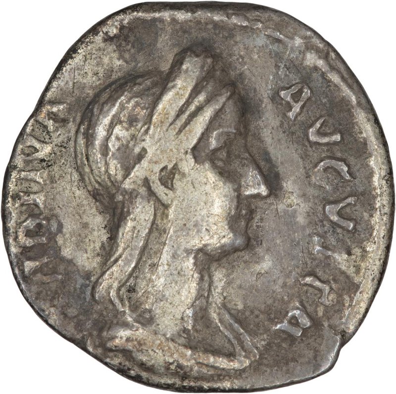 Римская империя · Sabina · Denarius · I в., аверс, Федеральное государственное бюджетное учреждение культуры "Государственный музей изобразительных искусств имени А.С. Пушкина"