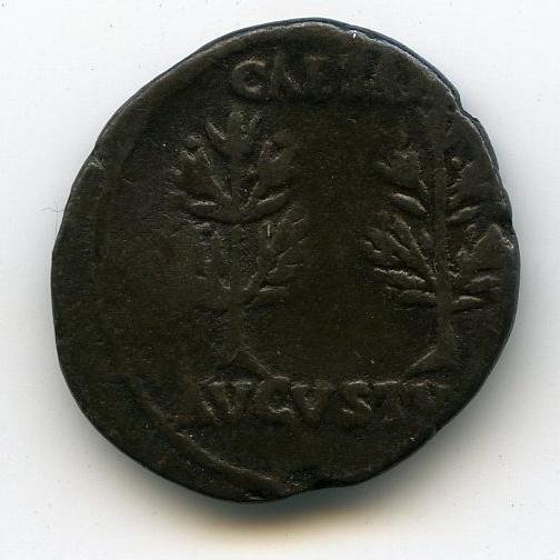 Римская империя · Augustus · Denarius · XVII в. до н. э., реверс, Федеральное государственное бюджетное учреждение культуры "Государственный музей изобразительных искусств имени А.С. Пушкина"