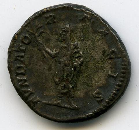 Римская империя · Septimius Severus · Denarius · II в., реверс, Федеральное государственное бюджетное учреждение культуры "Государственный музей изобразительных искусств имени А.С. Пушкина"
