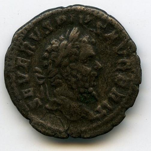 Римская империя · Septimius Severus · Denarius · II в., аверс, Федеральное государственное бюджетное учреждение культуры "Государственный музей изобразительных искусств имени А.С. Пушкина"