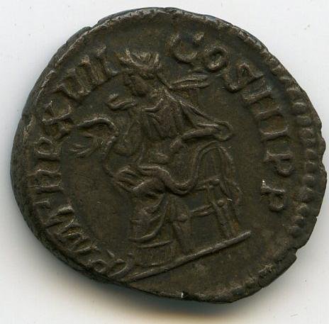 Римская империя · Septimius Severus · Denarius · II в., аверс, Федеральное государственное бюджетное учреждение культуры "Государственный музей изобразительных искусств имени А.С. Пушкина"