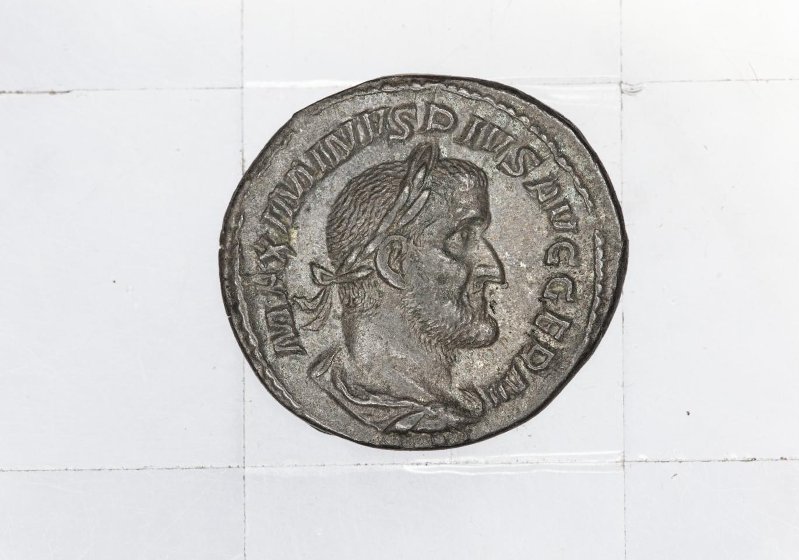 Римская империя · Maximinus Thrax · Denarius · II в., аверс, Федеральное государственное бюджетное учреждение культуры "Государственный музей изобразительных искусств имени А.С. Пушкина"