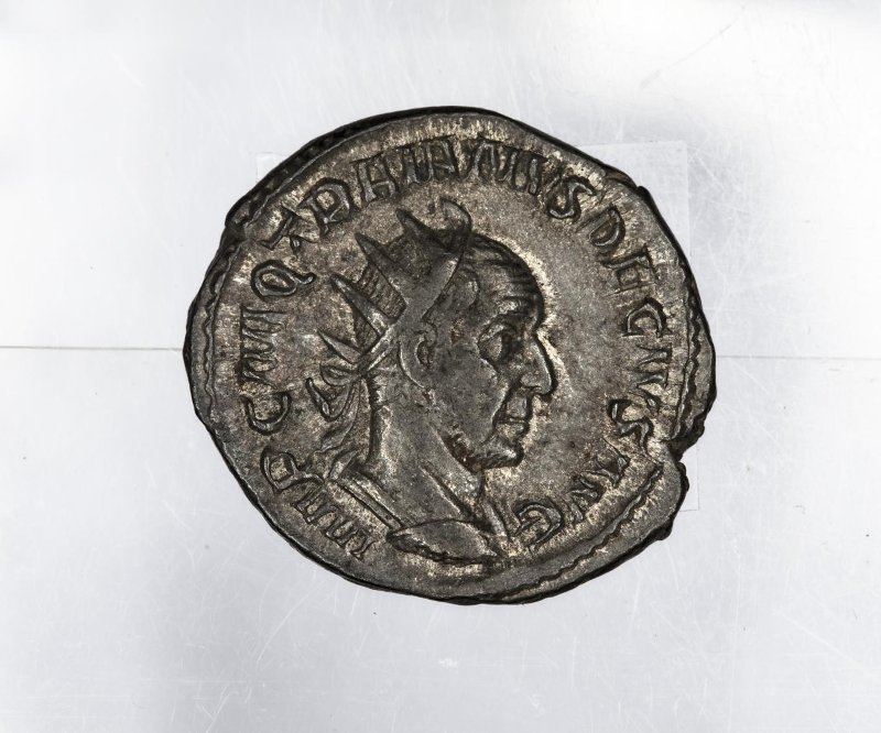 Римская империя · Trajan Decius · Antoninianus · II в., аверс, Федеральное государственное бюджетное учреждение культуры "Государственный музей изобразительных искусств имени А.С. Пушкина"