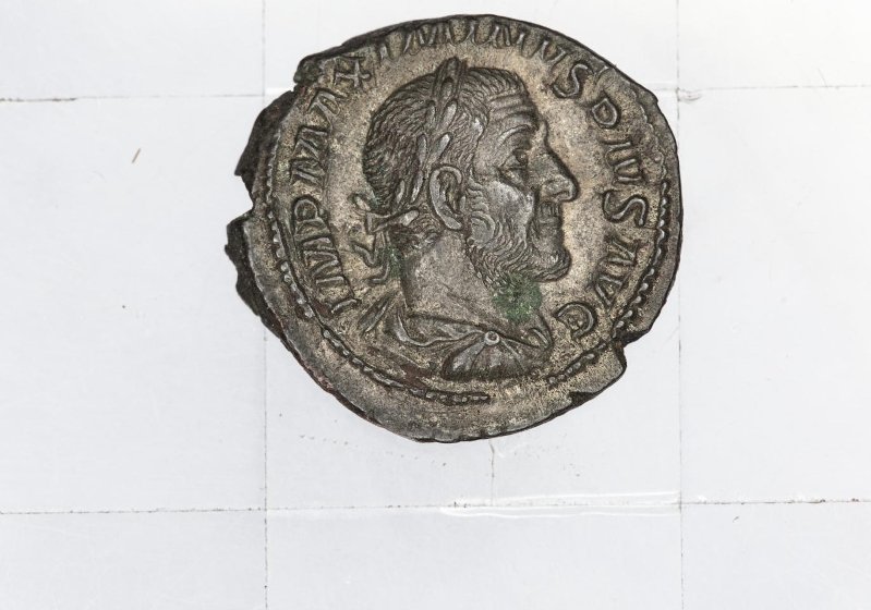 Римская империя · Maximinus Thrax · Denarius · II в., аверс, Федеральное государственное бюджетное учреждение культуры "Государственный музей изобразительных искусств имени А.С. Пушкина"