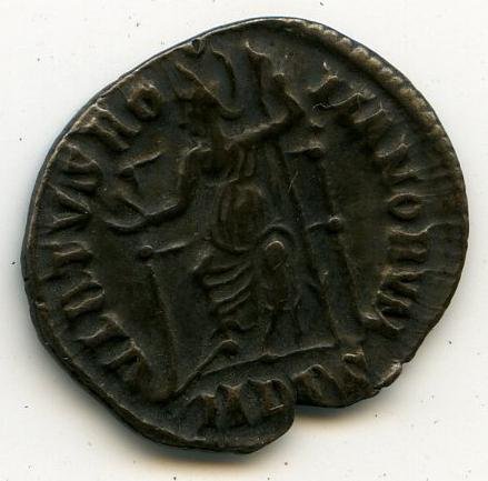 Римская империя · Magnus Maximus · Siliqua · III в., реверс, Федеральное государственное бюджетное учреждение культуры "Государственный музей изобразительных искусств имени А.С. Пушкина"