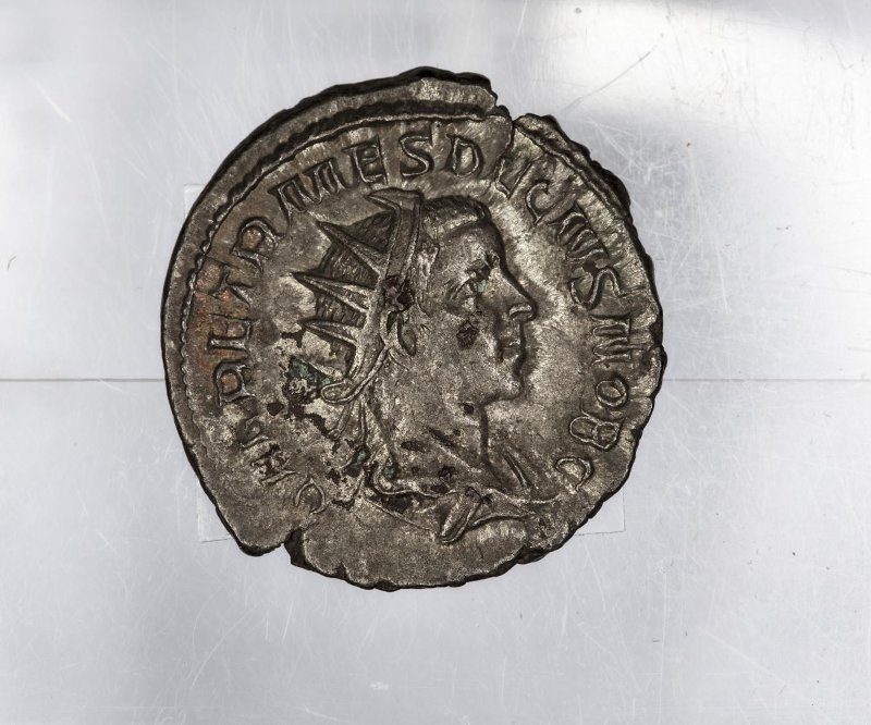 Римская империя · Trajan Decius · Antoninianus · II в., аверс, Федеральное государственное бюджетное учреждение культуры "Государственный музей изобразительных искусств имени А.С. Пушкина"