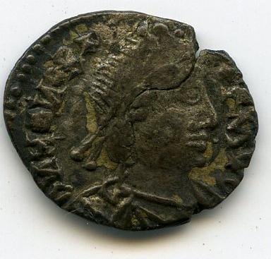 Римская империя · Honorius · Siliqua · III в., аверс, Федеральное государственное бюджетное учреждение культуры "Государственный музей изобразительных искусств имени А.С. Пушкина"