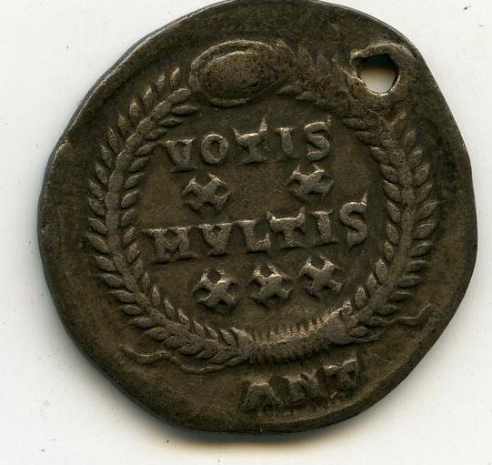 Римская империя · Siliqua · III в., аверс, Федеральное государственное бюджетное учреждение культуры "Государственный музей изобразительных искусств имени А.С. Пушкина"