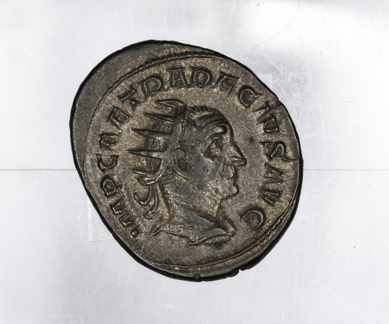 Римская империя · Trajan Decius · Antoninianus · II в., реверс, Федеральное государственное бюджетное учреждение культуры "Государственный музей изобразительных искусств имени А.С. Пушкина"