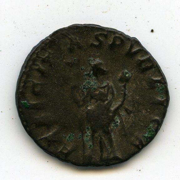 Римская империя · Trebonianus Gallus · Antoninianus · II в., аверс, Федеральное государственное бюджетное учреждение культуры "Государственный музей изобразительных искусств имени А.С. Пушкина"