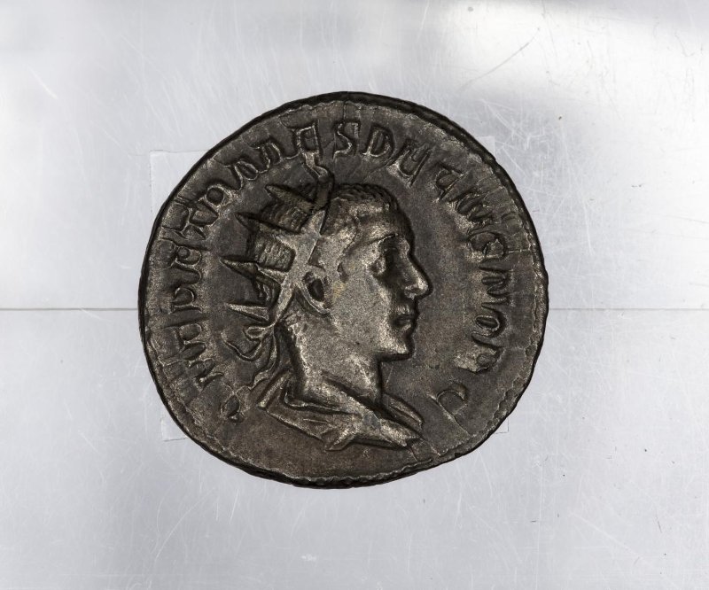 Римская империя · Trajan Decius · Antoninianus · II в., реверс, Федеральное государственное бюджетное учреждение культуры "Государственный музей изобразительных искусств имени А.С. Пушкина"
