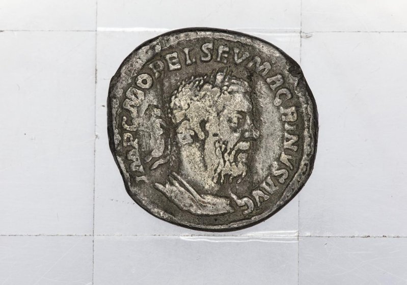 Римская империя · Macrinus · Denarius · II в., аверс, Федеральное государственное бюджетное учреждение культуры "Государственный музей изобразительных искусств имени А.С. Пушкина"