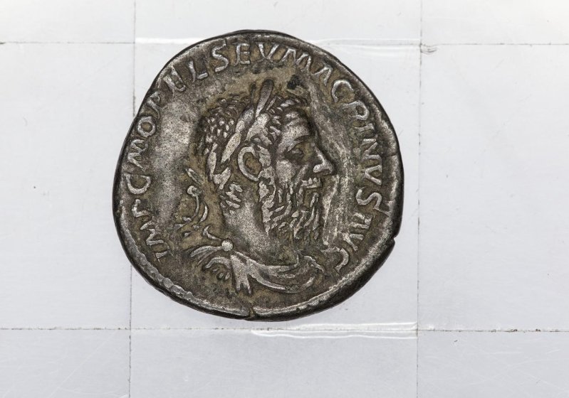 Римская империя · Macrinus · Denarius · II в., аверс, Федеральное государственное бюджетное учреждение культуры "Государственный музей изобразительных искусств имени А.С. Пушкина"