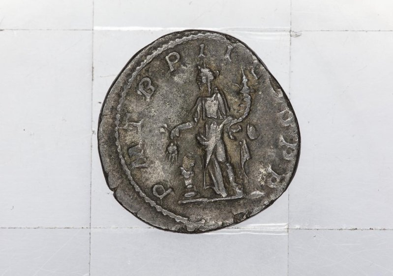 Римская империя · Macrinus · Denarius · II в., реверс, Федеральное государственное бюджетное учреждение культуры "Государственный музей изобразительных искусств имени А.С. Пушкина"